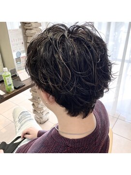 ティエル(Tiele) パーマ極細ハイライト