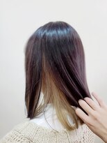 キキヘアメイク(kiki hair make)&nbsp;インナーカラー☆シルバーベージュ★☆★