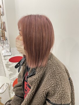 エンドリンク(endlink) ブリーチ1回でつくるピンクベージュカラー