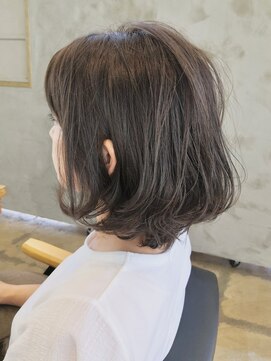 ポルム パプリカ(polum paprika) ニュアンス柔らかボブ愛されモテ大人可愛い清純黒髪暗髪