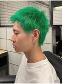 1187ニュアンスカラーアップバングハイトーンカラーボウズ