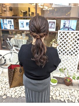 ヒカリス 東三国(HIKARIS) 笑顔溢れるヘアアレンジ/ポニーテール/アレンジ/巻き髪