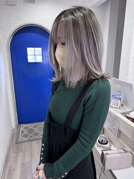 シェミール(CHEMIR) 伸ばしかけ外ハネボブ透明感バレイヤージュシャドールーツ