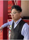 刈り上げツイストパーマ無造作アップバングビジネスメンズヘア