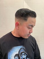 ビーバイエイトジェンツ(Bee by EIGHT GENTS)&nbsp;MEN'S HAIRマッシュウルフアッシュブラックカルマパーマ