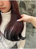 【廣田未来】wine red × fake black