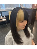 ヘアー ニーナ(hair nina) フロントデザインカラー