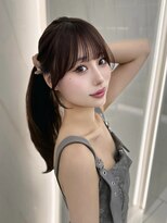 コア 銀座(COA) 小顔レイヤー 前髪顔周り 髪質改善縮毛