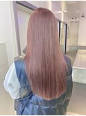ダブルカラーミルクティーピンクベージュカラーケアブリーチ韓国