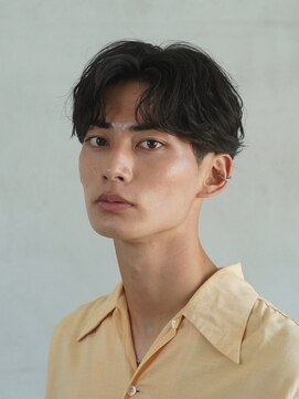 フィフス 神南(fifth) センターパートニュアンスパーマワンカールパーマコンマヘア韓国