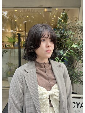 シアン 矢場町店(CYAN.) ゆるっと巻き髪風ボブパーマ♪