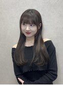 顔周りレイヤー/姫カット/ロング/韓国ヘア