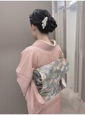 訪問着着付けヘアメイク