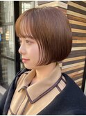 似合わせカット/イルミナカラー/ボブスタイル