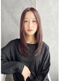 20代30代40代　大人センターパートツヤ髪＃964