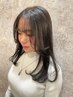 ハラダ限定<うねり髪解消>カット＋顔周り縮毛矯正＋トリートメント ￥8900