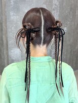 ピークアブー 原宿ハラカド(PEEK-A-BOO) カチモリ ツインヘア カチモリツイン ツインお団子 タイトヘア