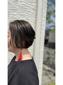 【クセ気を活かして♪】ショートボブ