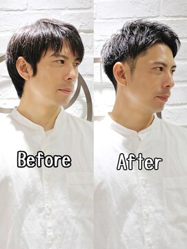 ヨシザワインク プレミアム 横浜 桜木町店(YOSHIZAWA Inc. PREMIUM) 【ヨシザワ横浜】ビフォーアフタービジカジツーブロックスタイル