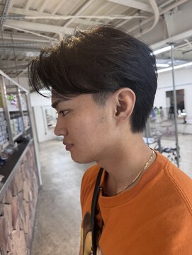 ファンド 千葉(fand) メンズカット/フェザーパーマ/刈り上げセンターパート