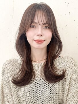 ビーチ(BEACH) ◎ ミディアムレイヤーカット 似合わせカット 大人ガーリー