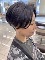 アッシュ 下北沢店(Ash)&nbsp;黒髪でかっこ良すぎるハンサムショート