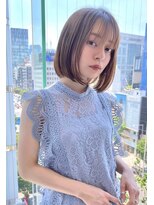 アンフィニー 仙台(ANFINI)&nbsp;黒髪髪質改善仙台縮毛矯正レイヤーカットクラゲヘアー