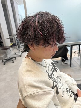 ジーナ 天神(Zina) 波巻きパーマ/波巻きスパイラル【福岡/天神/メンズパーマ】