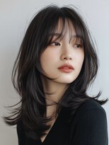 ケシキ 表参道 原宿(kesiki.) バタフライカット/レイヤーカット/シースルー/2wayバング