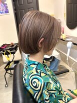 ラック 津田沼(LUCK)&nbsp;ベージュ/津田沼/韓国ボブ/ケアブリーチ/似合わせカット