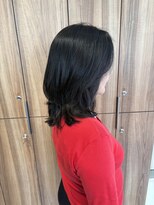 ガリカ 博多(Gallica)&nbsp;<ゲスト>ミディアムレイヤーに暗髪ダークグレー