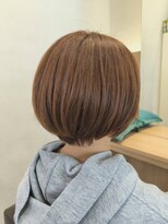 ウイバイファースト(u'i by first)&nbsp;オレンジベージュのボブスタイル