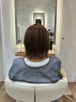 エクラバイケンジ(ECLAT byKENJE)&nbsp;切りっぱなしボブ×髪質改善カラー