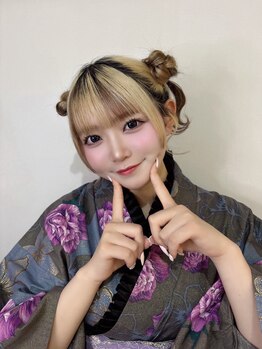 マニョン(manyon)の写真/大阪梅田でアイドルみたいなヘアメイクを。花火大会をとびきり可愛い姿で☆彡
