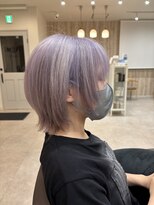 アグ ヘアー ナッツ 秦野店(Agu hair nuts) ミニウルフ/ホワイトパープル/ハイトーンウルフ