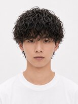 オルタナティブパレード(Alternative Parade) 波巻きスパイラルパーマ マッシュカット アッシュブラウン men's