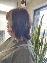 ヘアアンドメイク アリス(hair&make ALICE produce by COLT)&nbsp;レイヤーボブ　インナーカラー　イノア　ケアブリーチ　ショート