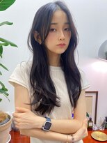 ヌヌ 渋谷 原宿 表参道(nunu)&nbsp;レイヤーカットグレージュ透明感カラーハッシュカット