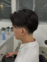 テンション(tension)&nbsp;メンズフェザーパーマテーパーフェード札幌駅大通駅バスセンター