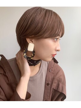 ノク(nok) 大人くびれマッシュショート_ワンサイドショートブランジュ