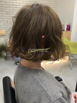 ネイミーズ 横浜関内(nameiz.)&nbsp;【横浜美容室ネイミーズ】ゆるふわアッシュベージュ外ハネボブ