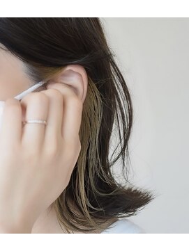 サロン(SALON) 【SALON】暗めグレージュ×イヤリングカラー 青木晃平