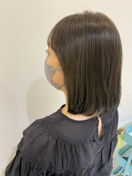 ジュエ ヘアー デザイン(Jue hair design) 結べるボブ×オリーブグレージュ