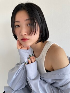 エヌ トーキョー(enu TOKYO) 束感ボブで大人な印象に 大人かわいいヘア