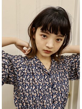 オペラ 調布店(OPERA by BALLEThair) OPERA調布/インナーカラーグレージュカラーボブウルフ