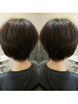 リッチ 菊名店(Rich)&nbsp;大人ナチュラルショート×暗髪スタイル40代50代