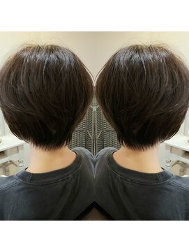 リッチ 菊名店(Rich) 大人ナチュラルショート×暗髪スタイル40代50代