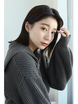 エクリ(equri×SHISEIDO)&nbsp;外ハネストレートアレンジ×ツヤカラー