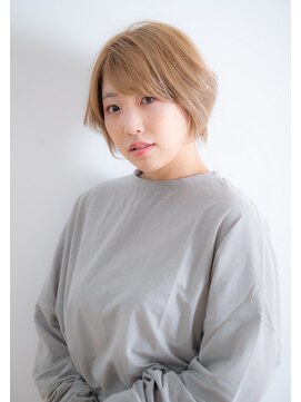 ユニックス モザイクモール港北店(UNIX) 【UNIX港北店】こなれベージュショート#金髪ショート#ブリーチ