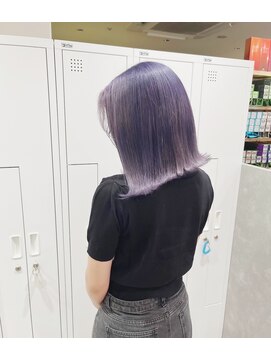 チェレ アズーリ 狭山店(Chere azuri) パープルグレージュ/ピンクパープル/外はねボブ